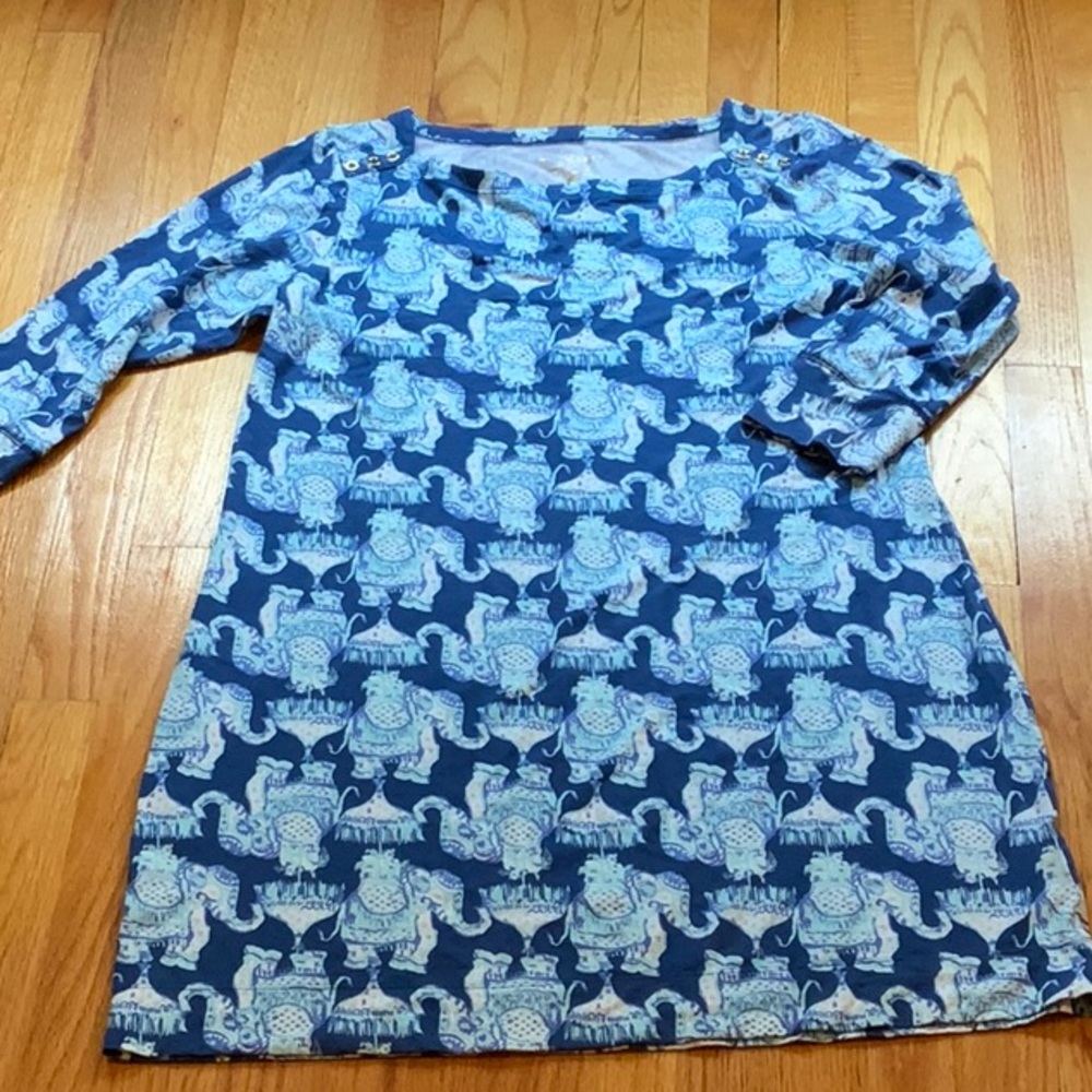 NWOT Lilly Pulitzer Indigo Joy Ride Sophie Dress. Size XL